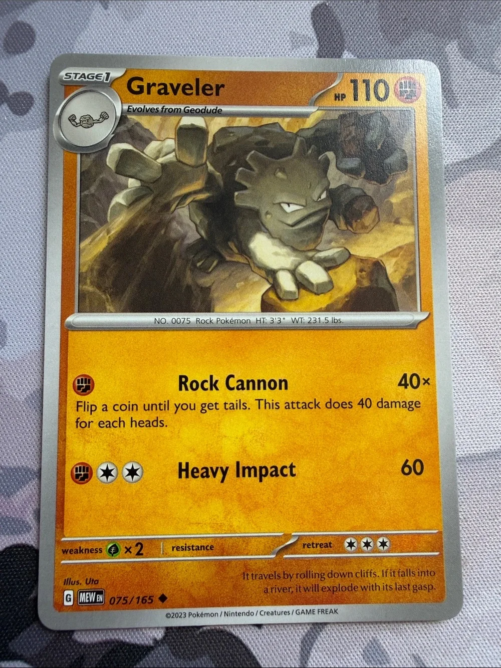 Geodude & Graveler Collection Lot | 4 Pokémon Cards | ✨5/$25✨